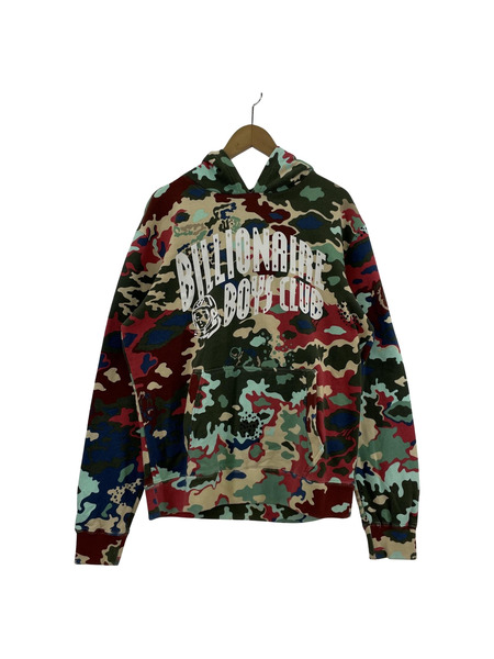 BILLIONAIRE BOYS CLUB カモ柄POパーカー（L)