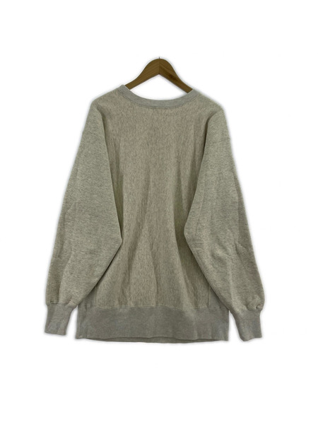 Champion スウェット・トレーナー 2nd PATENT CREWNECK SWEAT グレー (L)