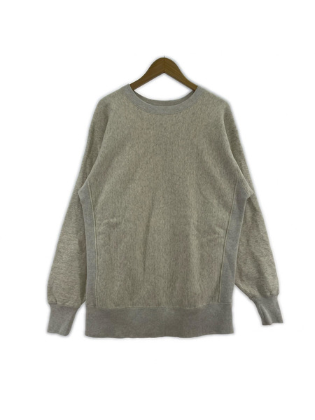 Champion スウェット・トレーナー 2nd PATENT CREWNECK SWEAT グレー (L)
