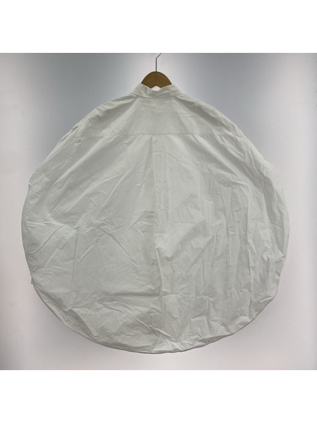 MM6 シャツ サークルシルエットシャツ フレンチスリーブ 前開キ