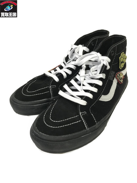 VANS SKATE sk8-hi/27.5cm/ヴァンズ/黒/ブラック/スニーカー[値下