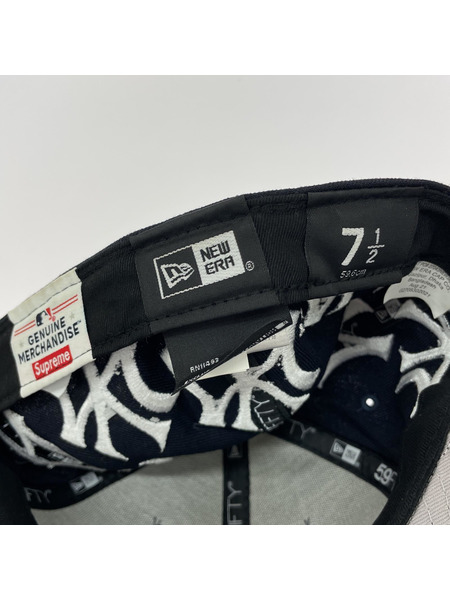 Supreme×New Era New York Yankees Box Logo Cap