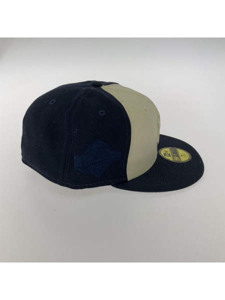 NEW ERA MLB 59FIFTY キャップ ベージュ紺