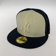 NEW ERA MLB 59FIFTY キャップ ベージュ紺