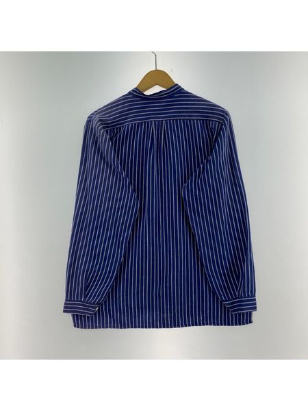 OLD・VINTAGE 長袖シャツ フィッシャーマンシャツ/バンドカラー