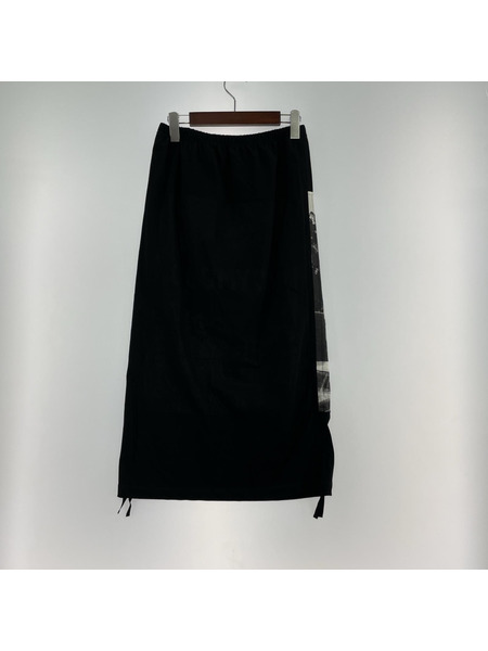 ロングスカート HARDY NOIR HARDYMOOD Jersey 黒