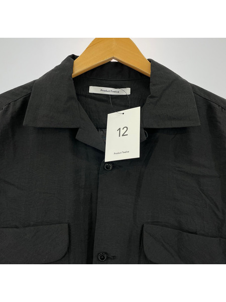 Product Twelve 26SS Silk Nylon Work Shirt 2 黒 26SS-PSH05[値下]