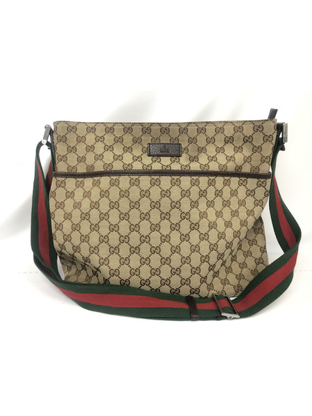 GUCCI 189751 GGキャンバス ショルダーバッグ