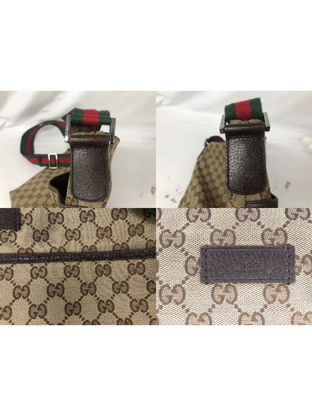 GUCCI 189751 GGキャンバス ショルダーバッグ