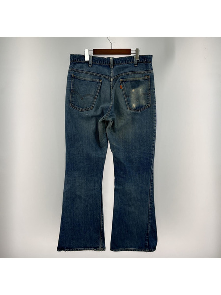 70s Levi's646 裏ボタン62 SCOVILL デニムパンツ フレア W34