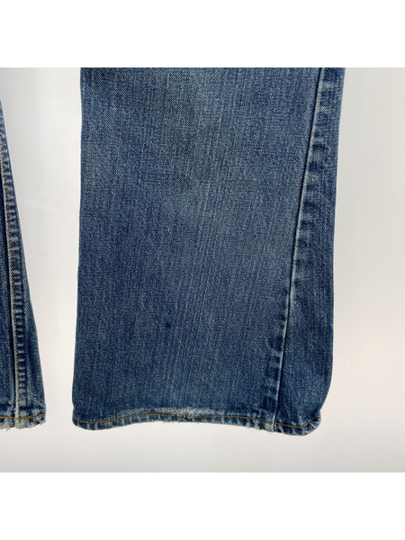 70s Levi's646 裏ボタン62 SCOVILL デニムパンツ フレア W34