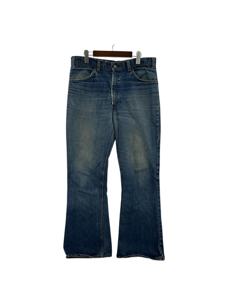 70s Levi's646 裏ボタン62 SCOVILL デニムパンツ フレア W34