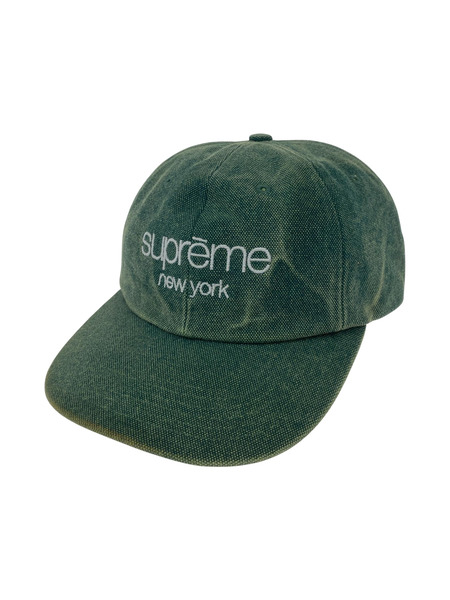 Supreme classic logo 2-tone canvas cap