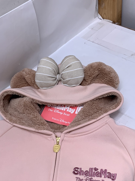 東京ディズニーシー  シェリーメイ パーカー ピンク Lサイズ Tokyo DisneySea Duffy and Friends ダッフィー＆フレンズ 裏起毛パーカー
