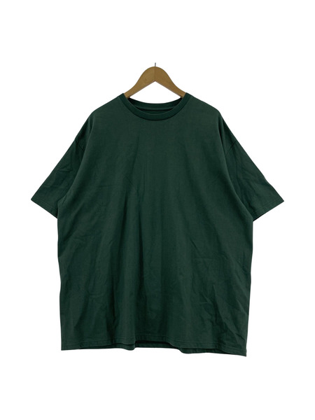 graphpaper 吊リ編ミ機 S/S Oversized Tee GRN FREE