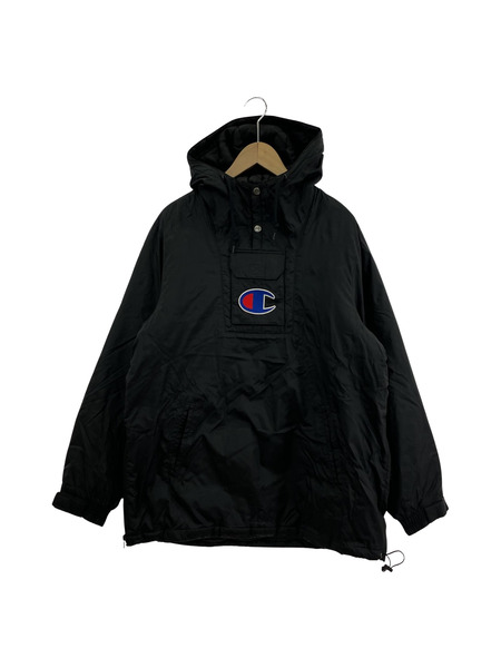 Supreme×Champion 18SS Pullover Parka 中綿アノラックパーカー M 黒