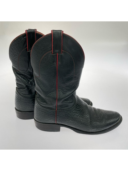 OLD・VINTAGE ブーツ JUSTIN ジャスティン ローパーブーツ (US9.5D) ブラック