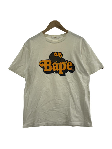 A BATHING APE S/Sカットソー フロントロゴ