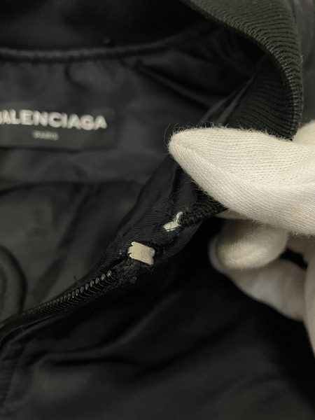 BALENCIAGA 18SS SINNERS BOMBER JACKET 44 黒 486241