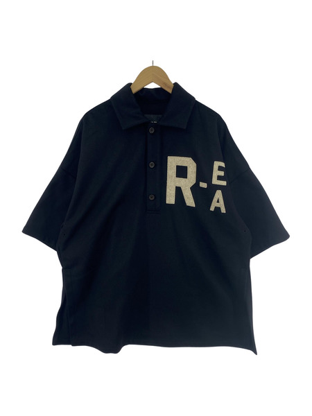 EMPORIO ARMANI 20AW/R-EA/ウールポロシャツ (L/XL) 黒