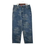 Supreme 23SS Trademark Jacquard Baggy Jean デニムパンツ 34 ブルー