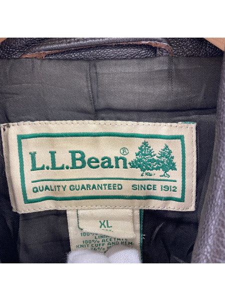 L.L.Bean  Goatskin Leather Bomber Flight Jacket[値下]