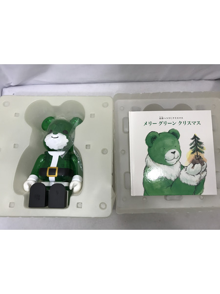 海外TOYその他 BE＠RBRICK 400% GREEN SANTA