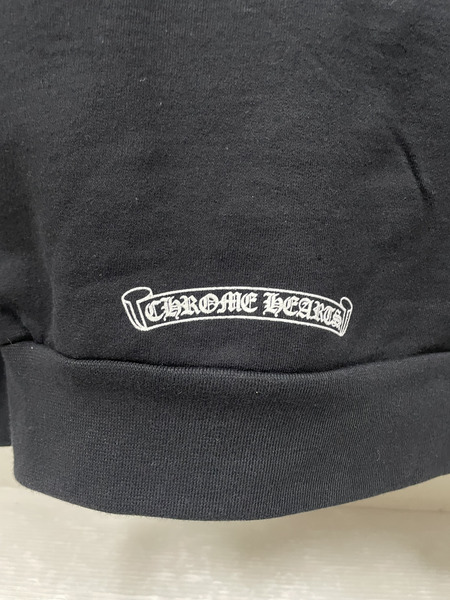 CHROME HEARTS SWTSHRT HD ZIP アームロゴジップパーカー XXL 黒
