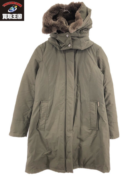 WOOLRICH 1602177 60 40 RAMAR CLOTH ファー(XS)セージ[値下]