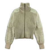 DIESEL カーディガン Ribbed rollneck cardigan/M/a04882