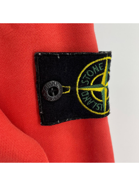 STONE ISLAND パーカー(ジップアップ) (S) 赤[値下]