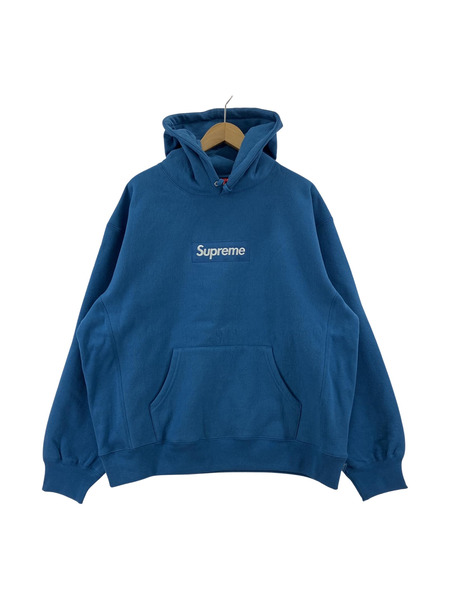 Supreme Box Logo Hooded Sweatshirt/L 青