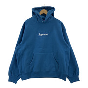 Supreme Box Logo Hooded Sweatshirt/L 青