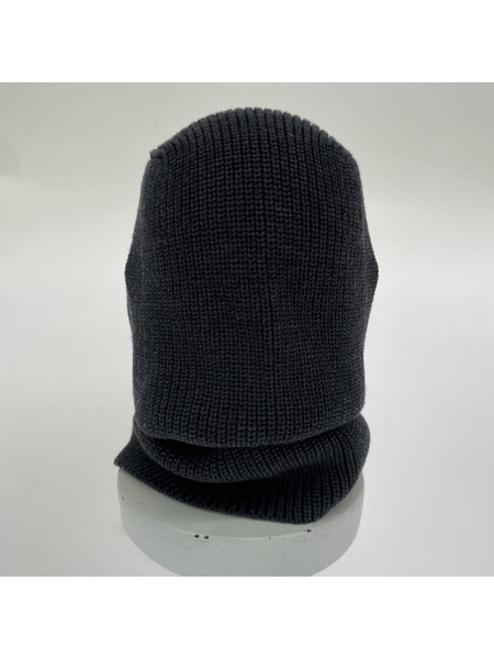 BATONER SOLID WOOL BALACLAVA グレー