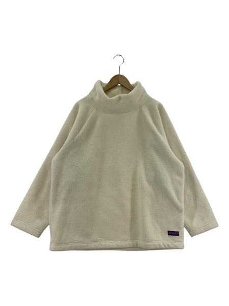 00s GAP L/S フリースプルオーバー 白 (L）