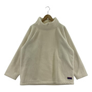 00s GAP L/S フリースプルオーバー 白 (L）