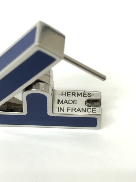 シングルピアス サフィール HERMES