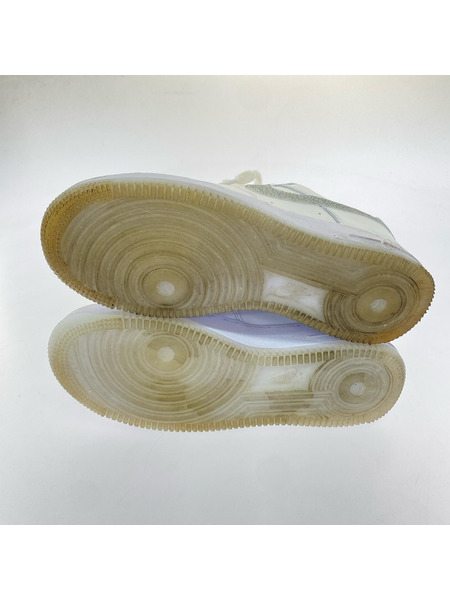 NIKE スニーカー WMNS AIR FORCE 1 ラメ 白 23.5cm