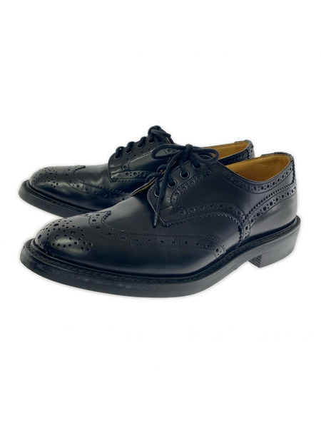 Tricker's Bourton ウィングチップ メダリオンシューズ 8 ブラック
