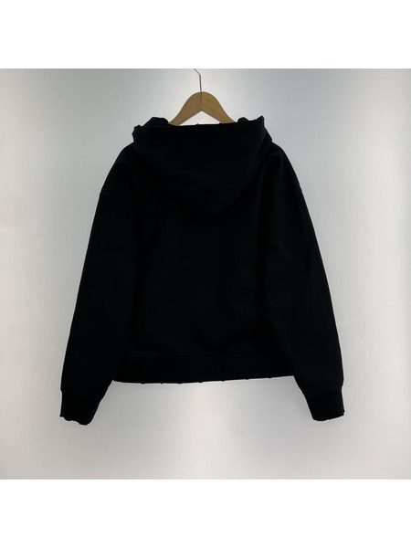 BREATH 24AW NEWRICH SHORT ZIP HOODIE ジップパーカー M 黒[値下]