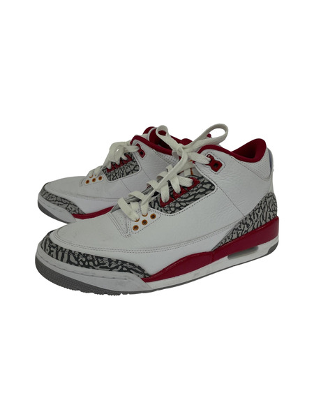 NIKE/AIR JORDAN 3 cardinal red/26cm