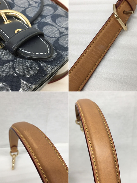 COACH　ショルダーバッグ クリオ17 シグネチャー2WAYショルダーバッグ