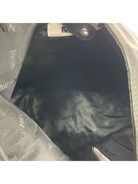 MM6 ハンドバッグ ジャパニーズトートバッグ/レザー/BLK