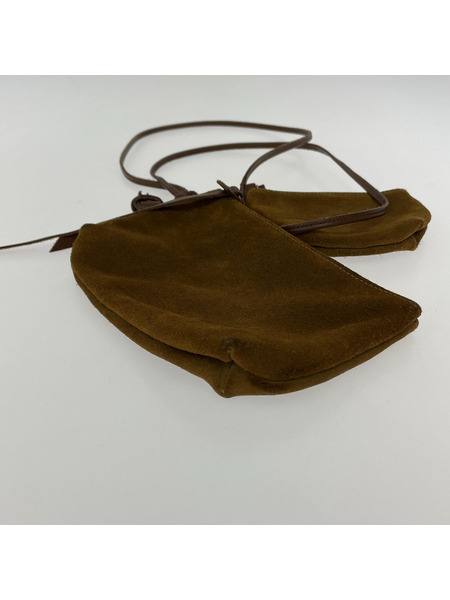 . ショルダーバッグ hobo PAIR CASE COW SUEDE WITH STRAP