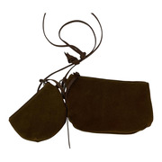 . ショルダーバッグ hobo PAIR CASE COW SUEDE WITH STRAP