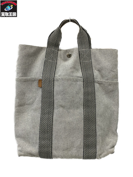トートバッグ HERMES ニューフールトゥ トート グレー