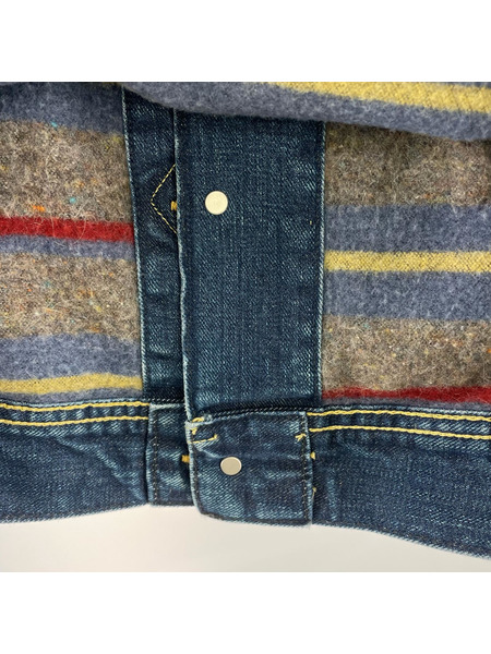 Lee デニムジャケット 101LJ SD Storm Rider Denim Jacket (XL)