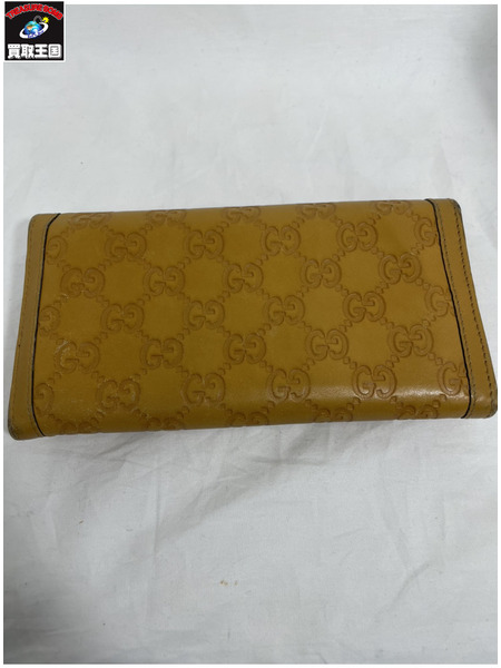 長財布 GUCCI シマ ロングウォレット[値下]