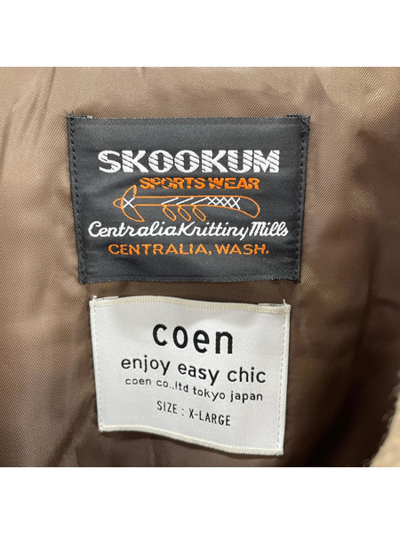coen ジャケット SKOOKUM 別注 (XL)ベージュ