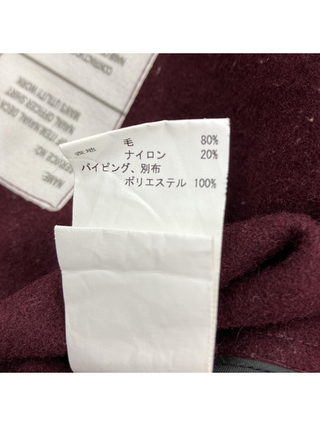 Pherrow's NAVAL CLOTHING FACTORY CPO シャツジャケット(38) バーガンディ